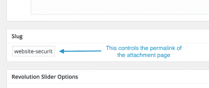 Change Image Attachment Permalink WordPress