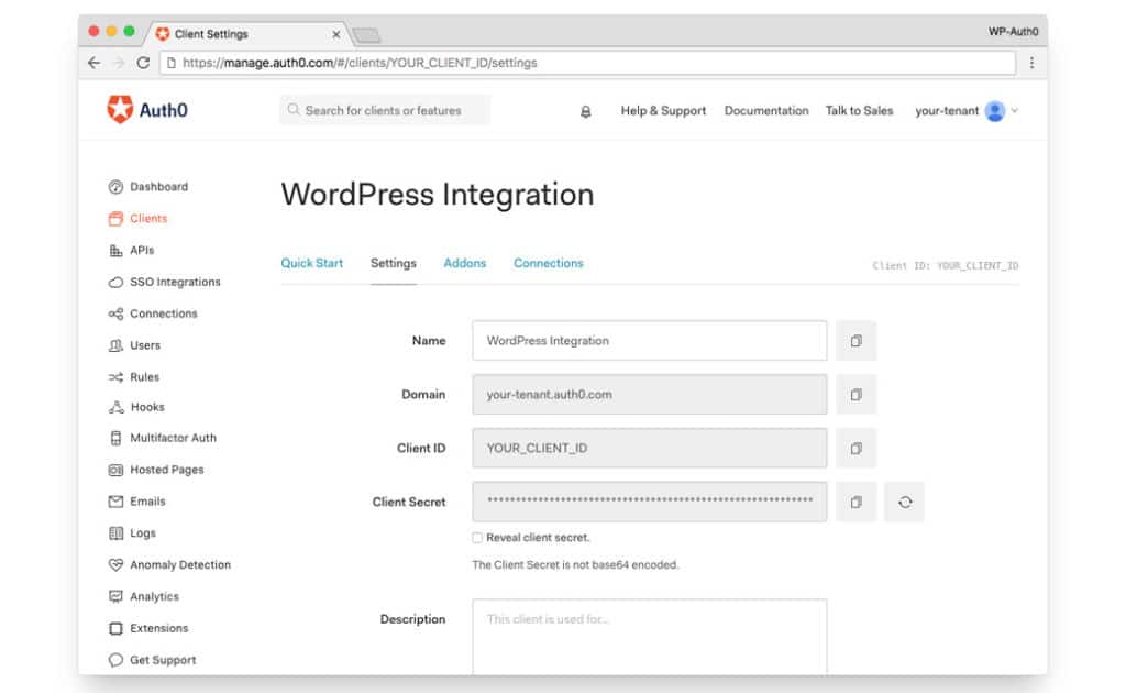 Auth0 Plugin for WordPress