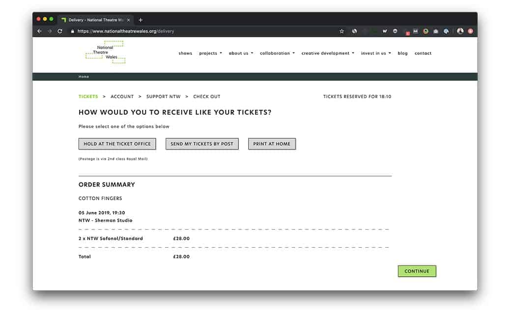 REST API Integration Tessitura and National Theatre Wales