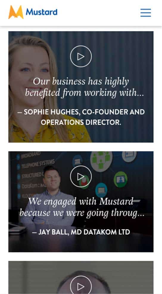 Mustard Advisers Case Studies