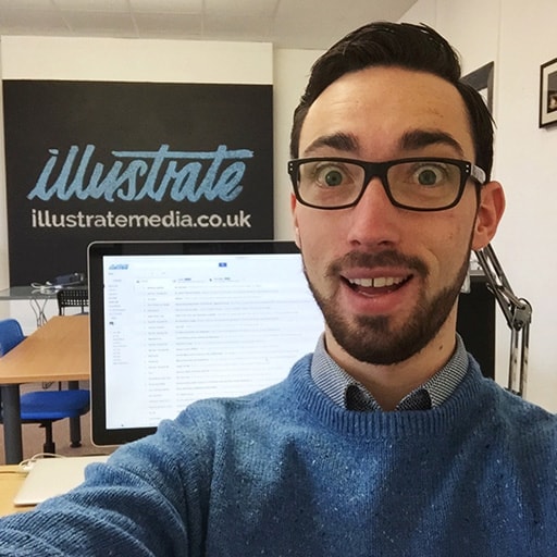 Scott Jones at our first office in Cardiff, 2015