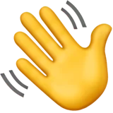 Waving Hand Emoji - Welcome to Illustrate Digital