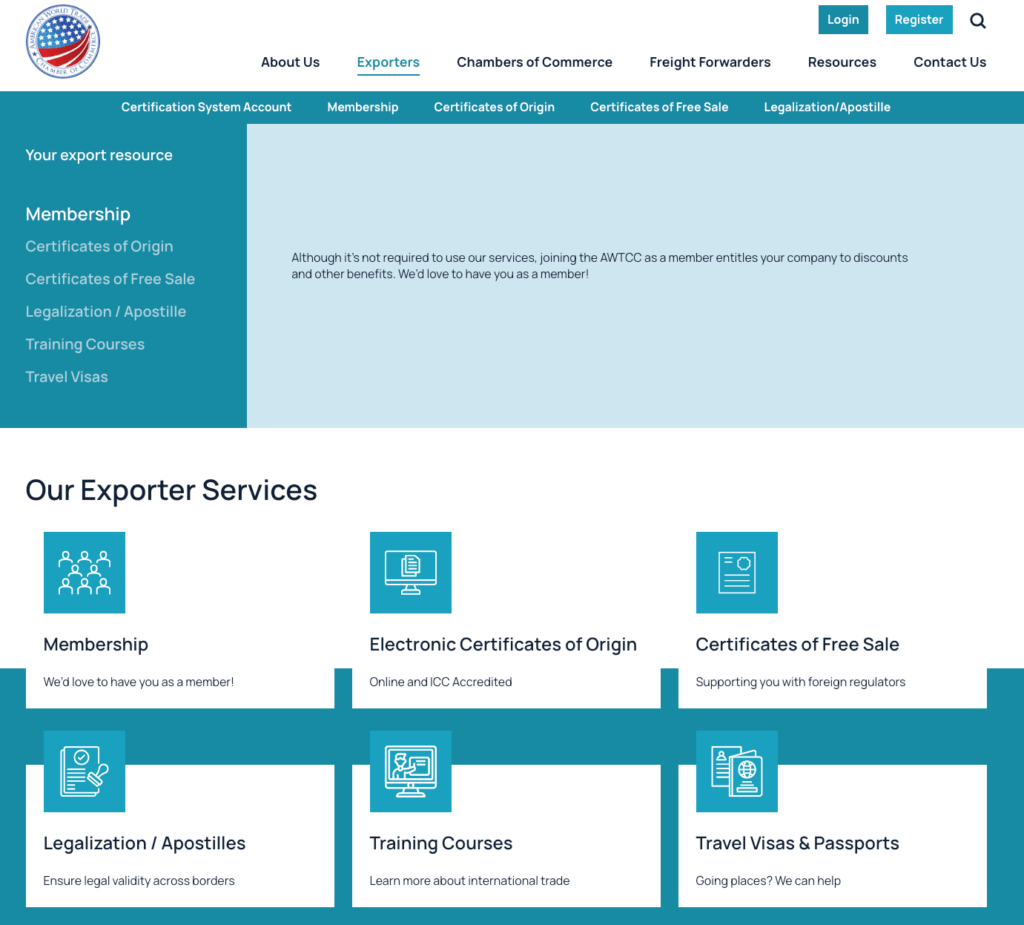 user journey end point terminating at the right page for the right information